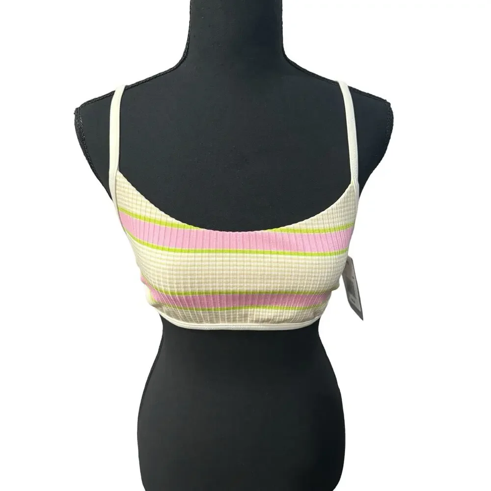 NWT! L*Space Gemma Bikini Top in BubbleGum Pink - Size Large